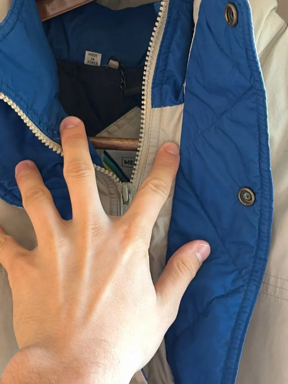 Members Only 80s Down Puffer Jacket Size 38